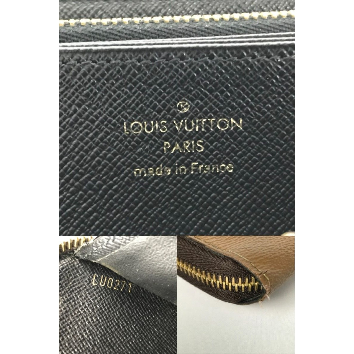 Louis Vuitton Monogram Giant Reverse Zippy Wallet Brown — view 10