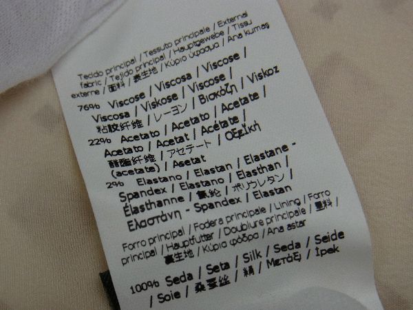 Fendi Rayon X Acetate X Polyurethane Short Sleeves Dress Size 44 Clothing