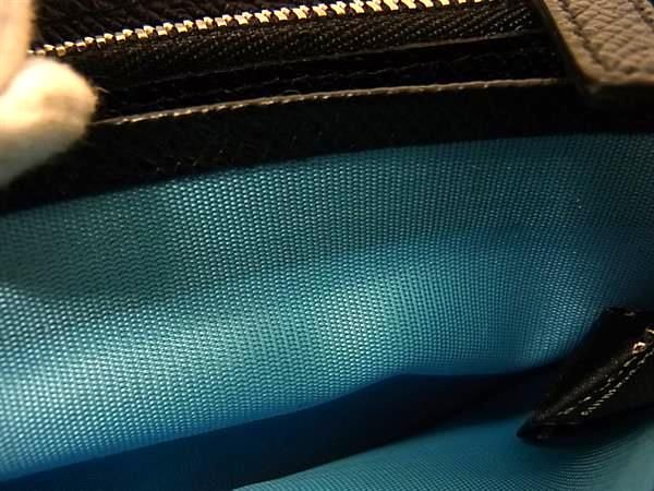 Bvlgari Leather Bifold Long Wallet Coin Purse Billfold Black Bs0399