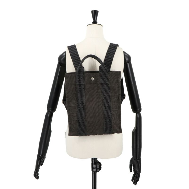 Hermes Her Line Sac Ad PM Backpack Sac Backpack Canvas Gray Her Line Ad PM