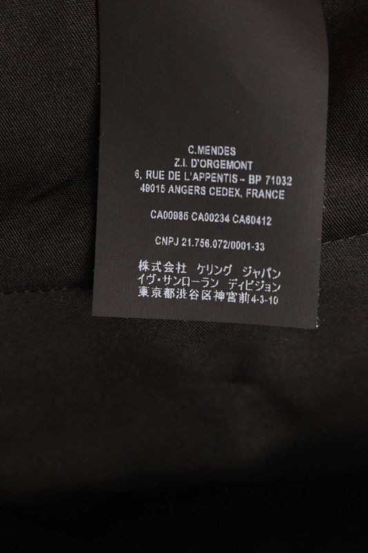 Saint Laurent Paris 679952 Y512w Wool Casual Flared Long Pants Women F38