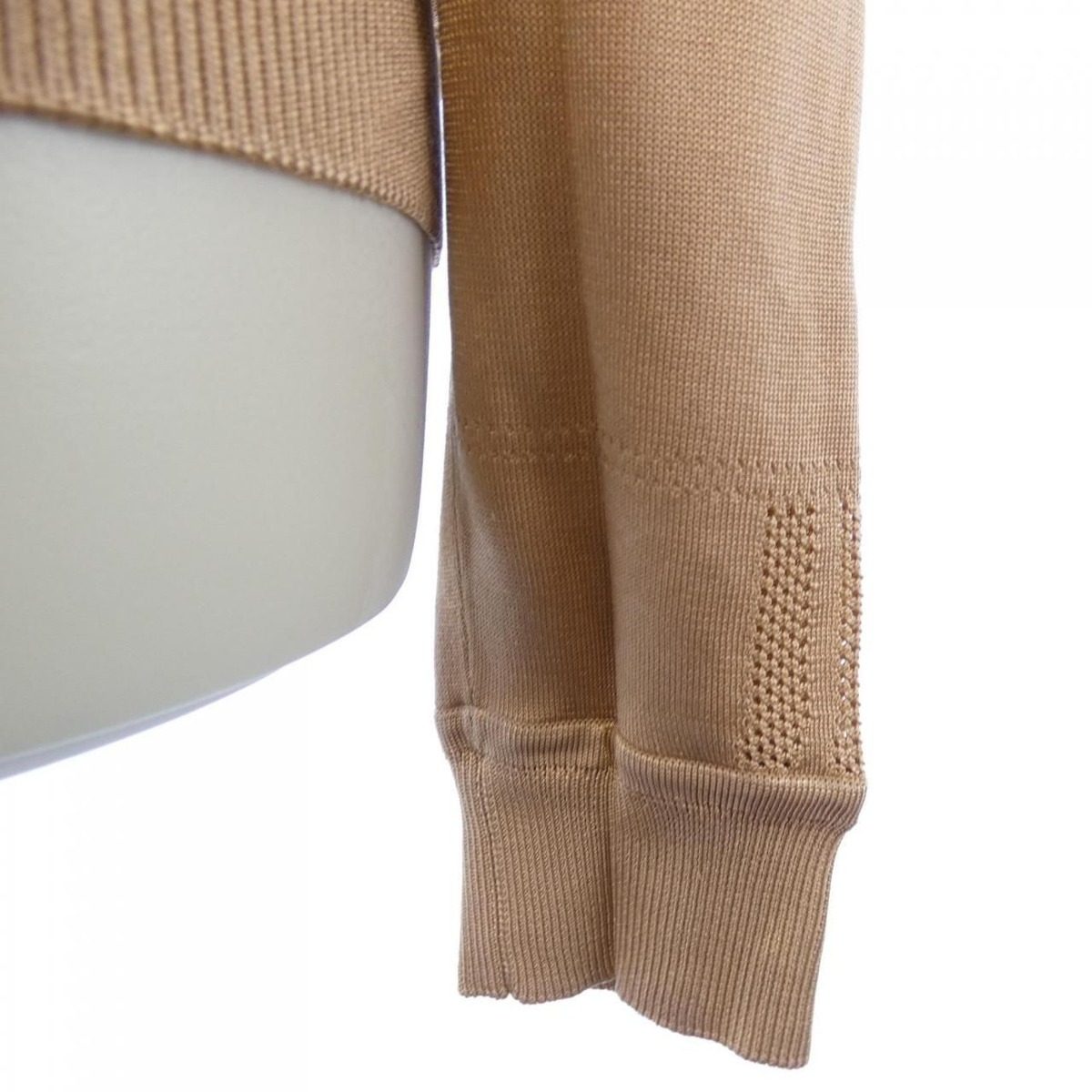 Hermes en Desordre Finesse Twill Lane Knit Scarf Top — view 6