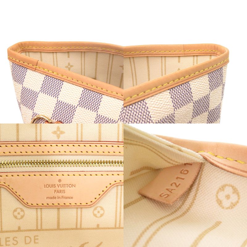 Louis Vuitton Neverfull MM Damier Azure N51107 Tote Bag LV 0562 Louis Vuitton