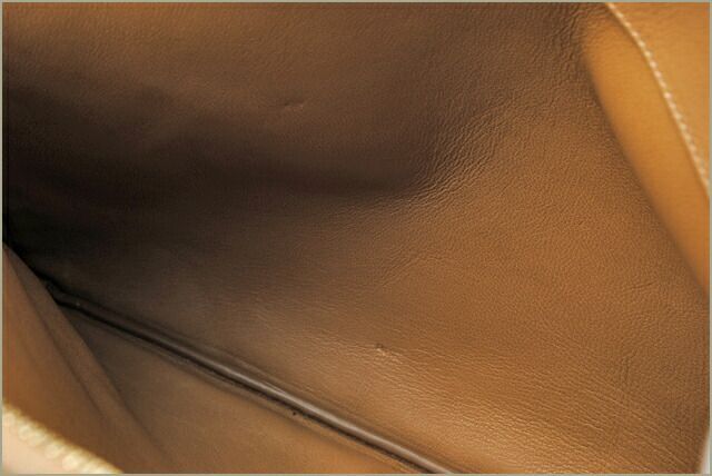 Celine Brand Bag Preowned Clutch Pouch Clutch Bag Ipad Case Bicolor Red Camel