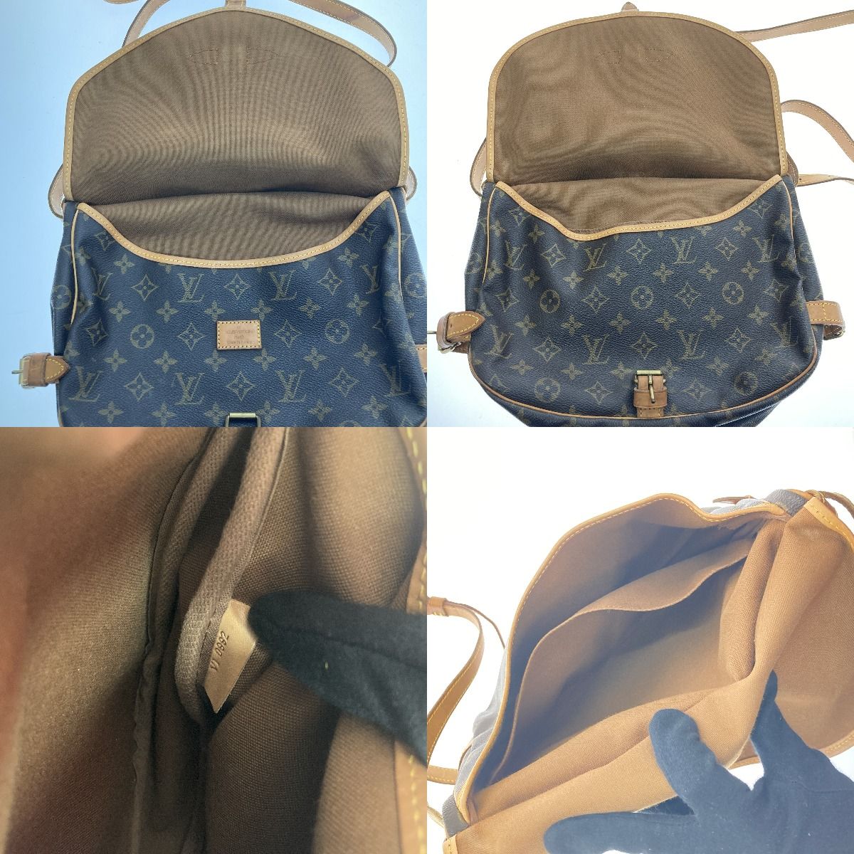 Louis Vuitton Monogram Saumur 30