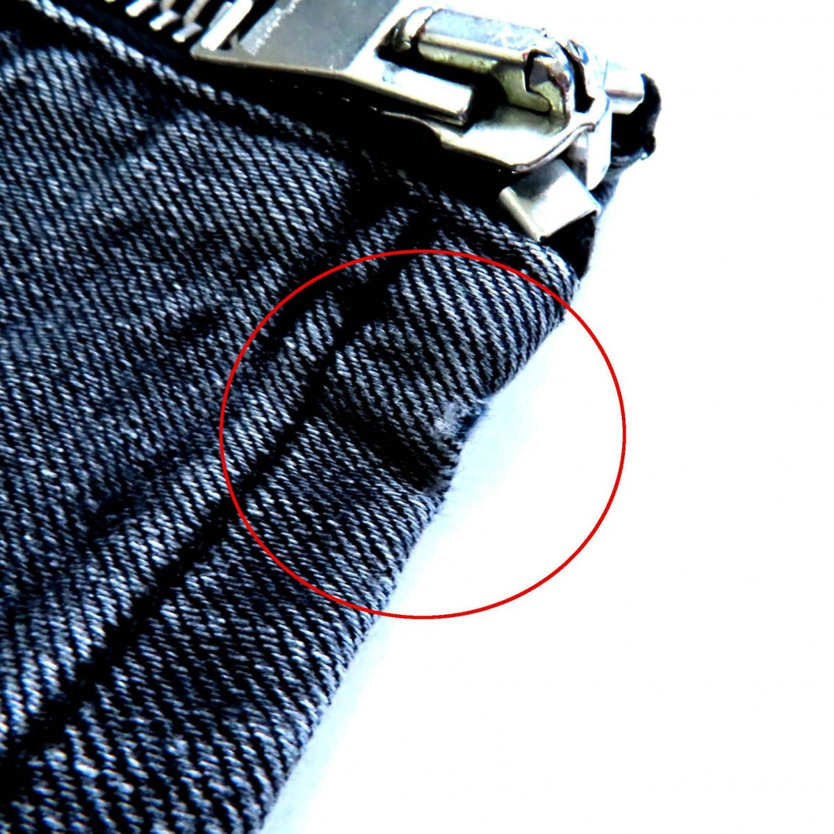 Saint Laurent Paris D02 W Sk-mw Eddie Period Zip Hem Black Denim — view 9