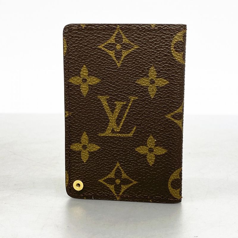 Louis Vuitton Card Case Monogram Porte Cult Cles Diplession M60937 Brown Men