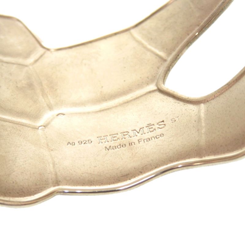 Hermes Memoire Bangle 925 Silver Accessories 1214 Hermes