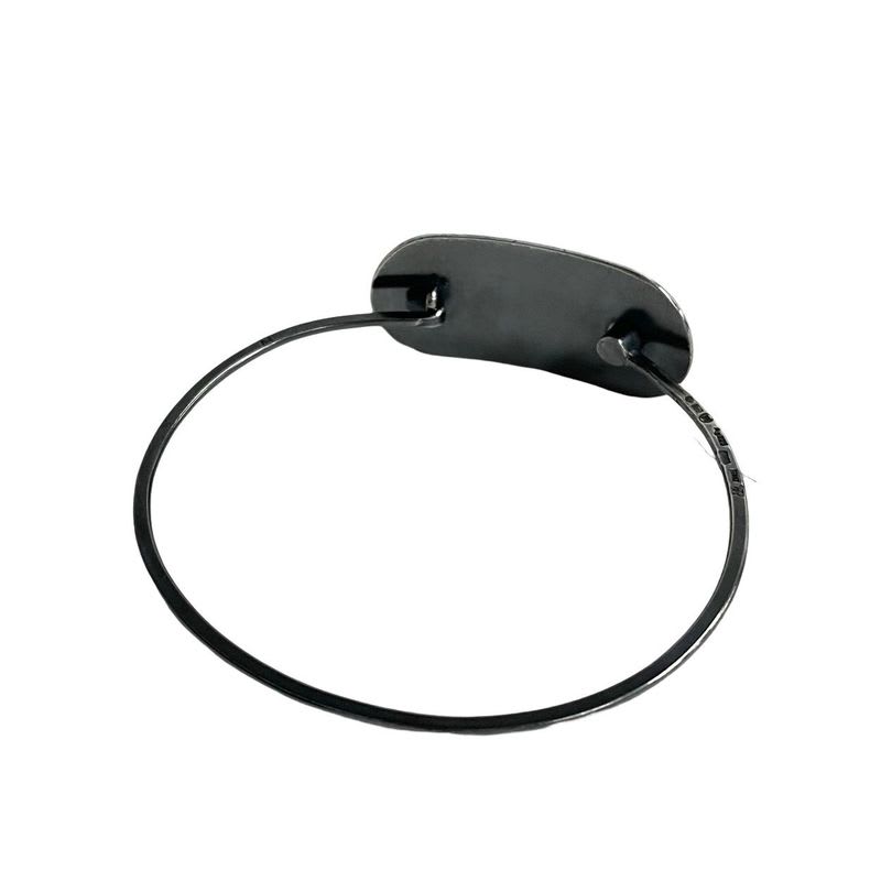 Bottega Veneta Intrecciato Silver Plated Bracelet Bangle Men Women 35993