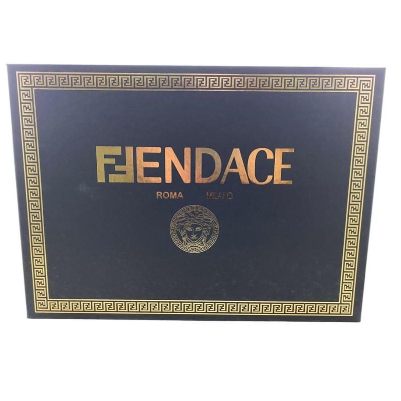 Fendi X Versace Fendace White Satin Print Low Top White 35 (22cm (8.66in))