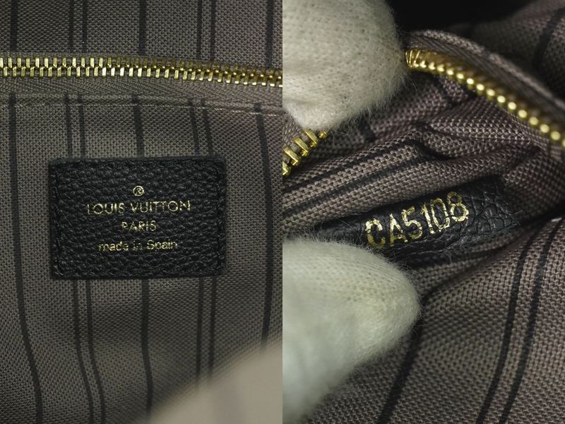 Authentic Louis Vuitton LV Sorbonne Monogram Empreinte Leather Backpack Sac