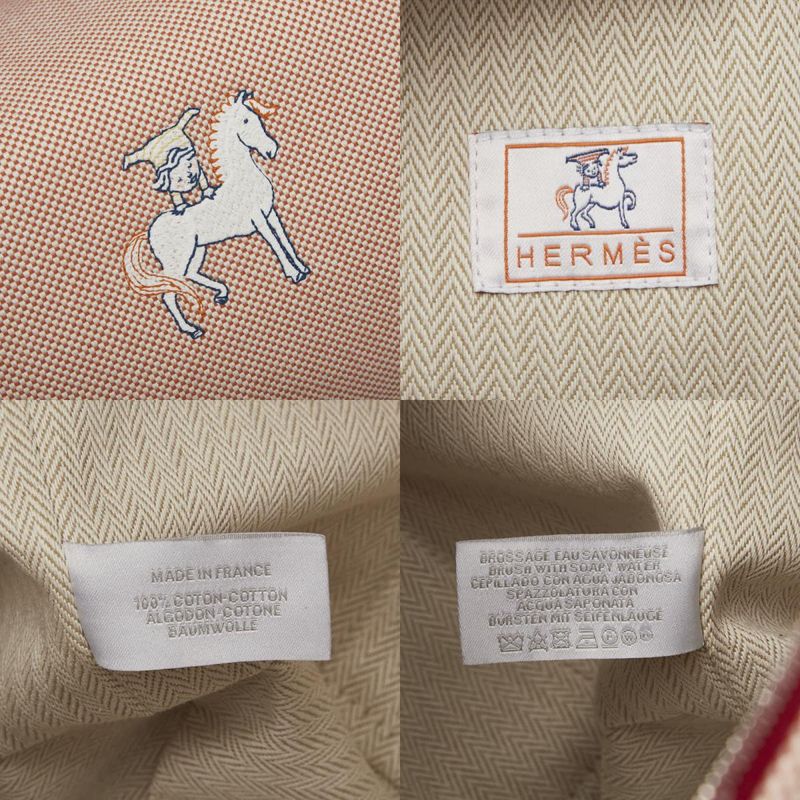 Hermes Brid A Black Gabrielle GM Red Canvas Ladies Hermes