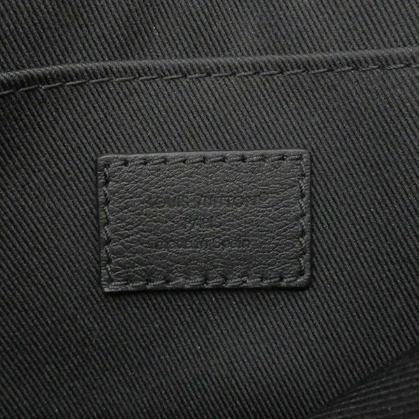 Louis Vuitton Shoulder Bag Pulse Wearable Wallet Monogram Shadow Leather Black