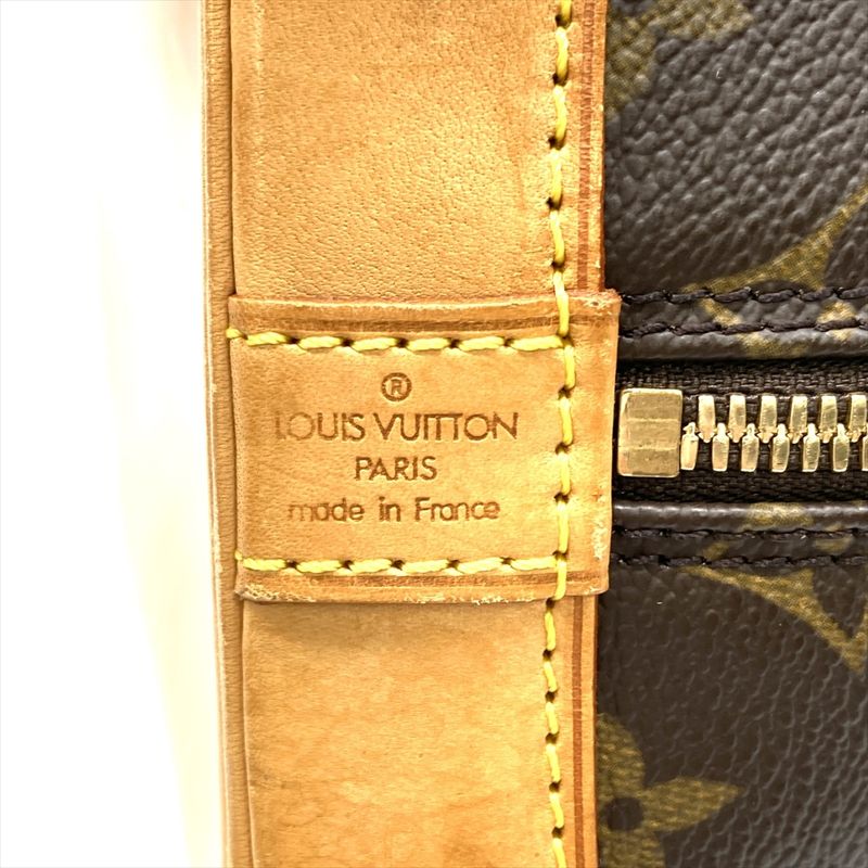 Louis Vuitton Alma PM Handbag Monogram Canvas M51130 Brown Gold Hardware Ba0054