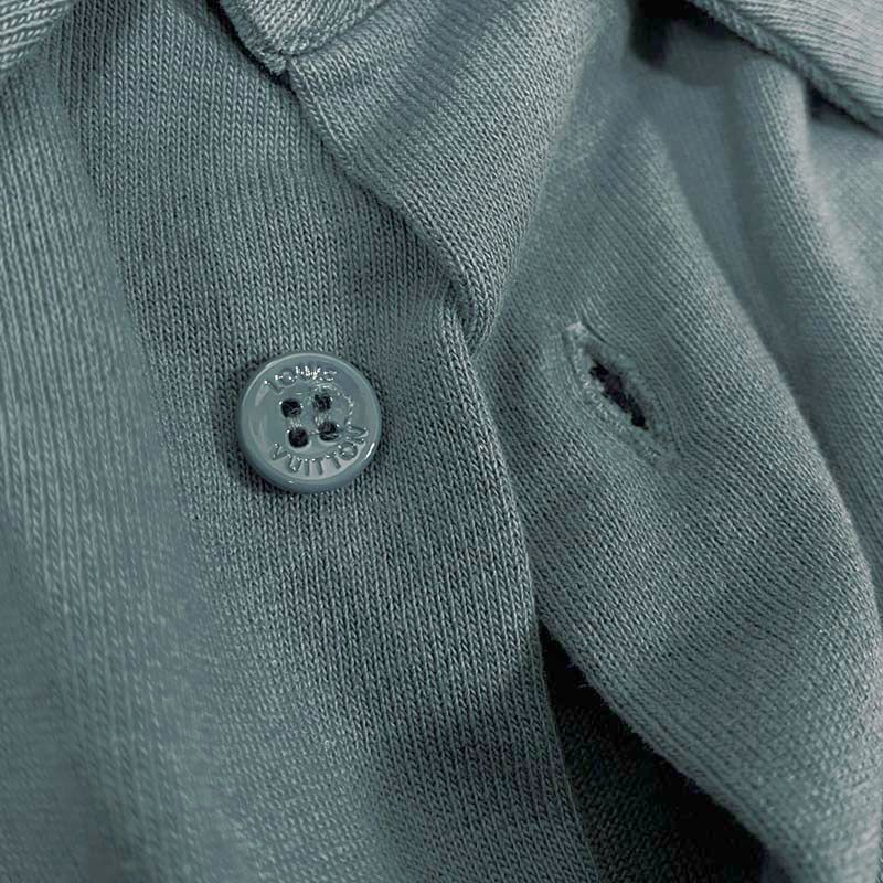 Louis Vuitton Karakoram Flock Print Jersey Shirt Short Sleeve Polo Shirt