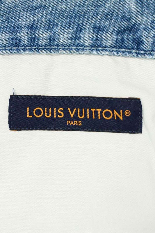 Louis Vuitton 25SS Rm251mm (9.88in) PNB Hsd18w Monogram Skate Denim Pants Men's