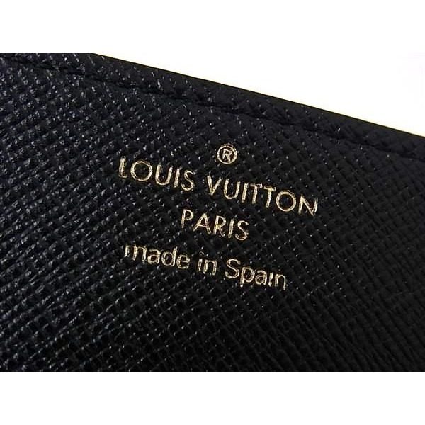 Louis Vuitton Epi Envelope Carte de Visite Card Case Black — view 5