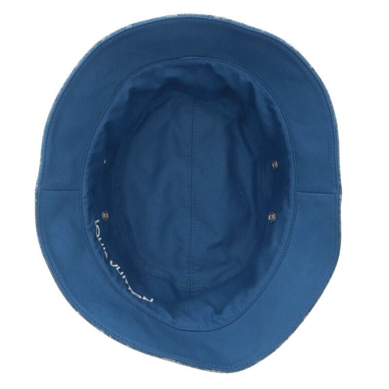 Louis Vuitton M78772 Monogram Denim Reversible Bucket Hat Men's
