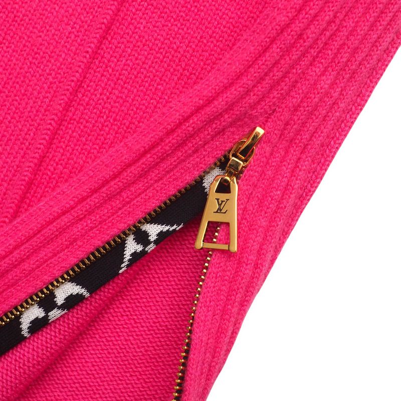 2022awLouis Vuitton Pants Size XS Cashmere X Cotton Knit Pants Zip Slit