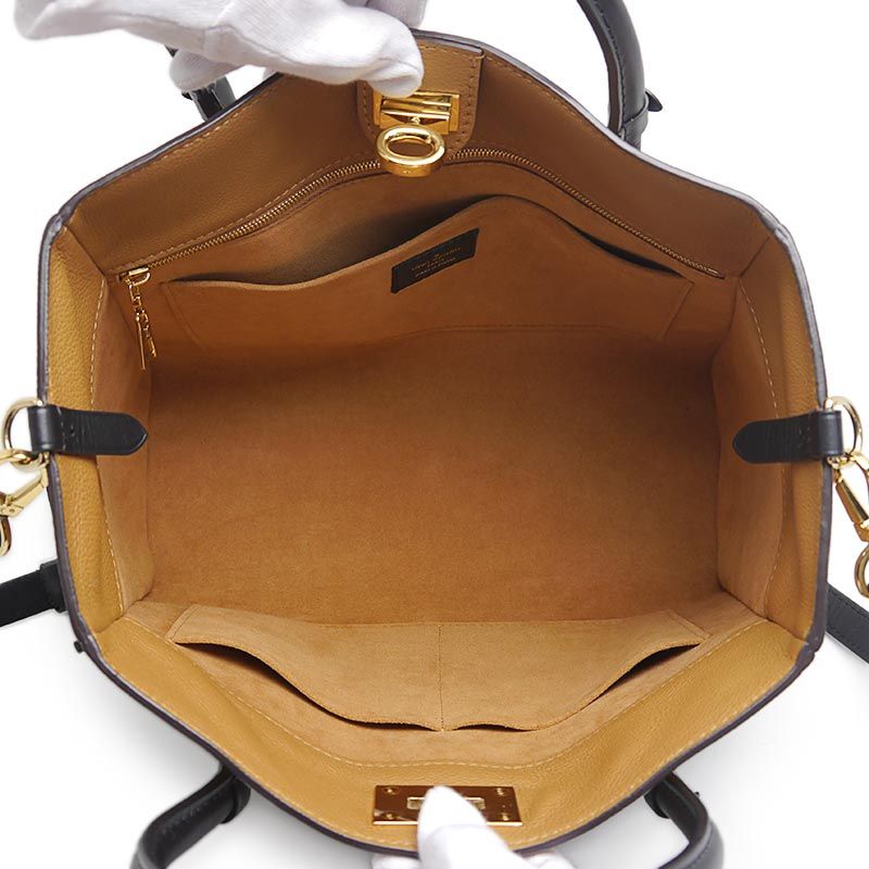 Louis Vuitton On My Side MM M53823 Noir Black 2WAY Tote Bag