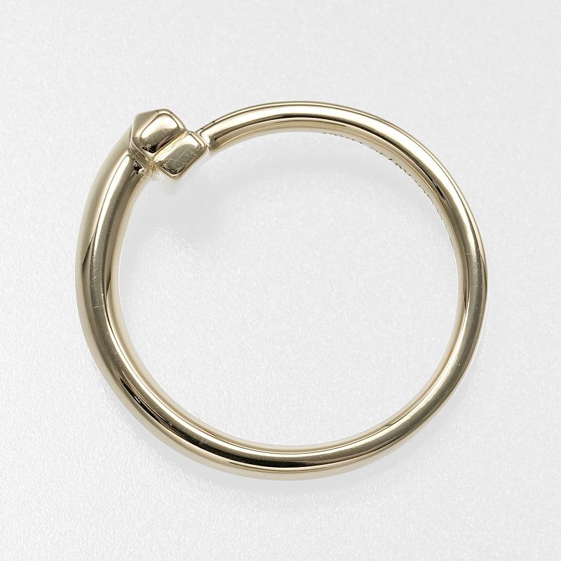 Tiffany & Co T One 18K Yellow Gold #8 Ladies 3.77g Ring