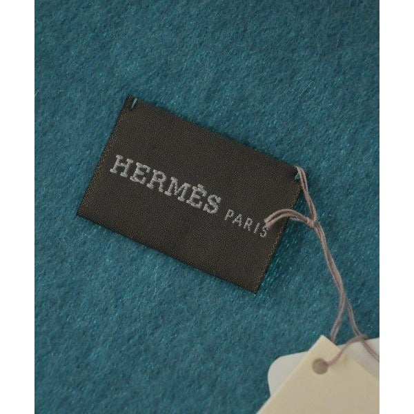 Hermes Scarf Cashmere Blue — view 4