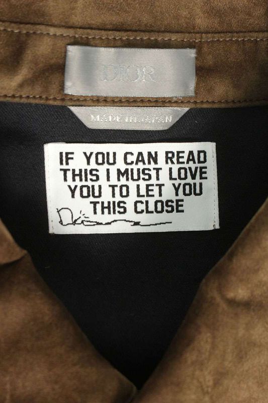 Dior 22AW 283d493by509 Cactus Jack Oversized Long Sleeve Shirt Men's 46