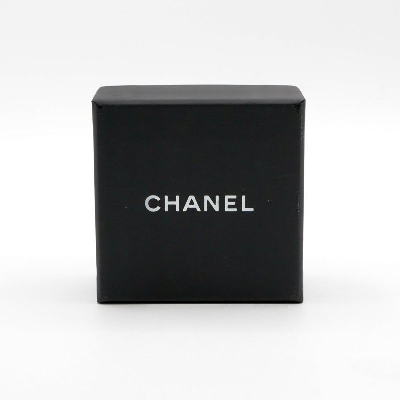 Chanel Earrings Earring Gold Black Coco Mark