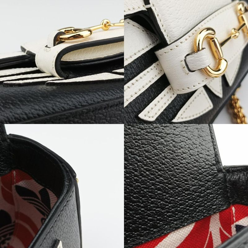 Gucci Adidas Collaboration Horsebit Black X Whiteleather 722009i039625179