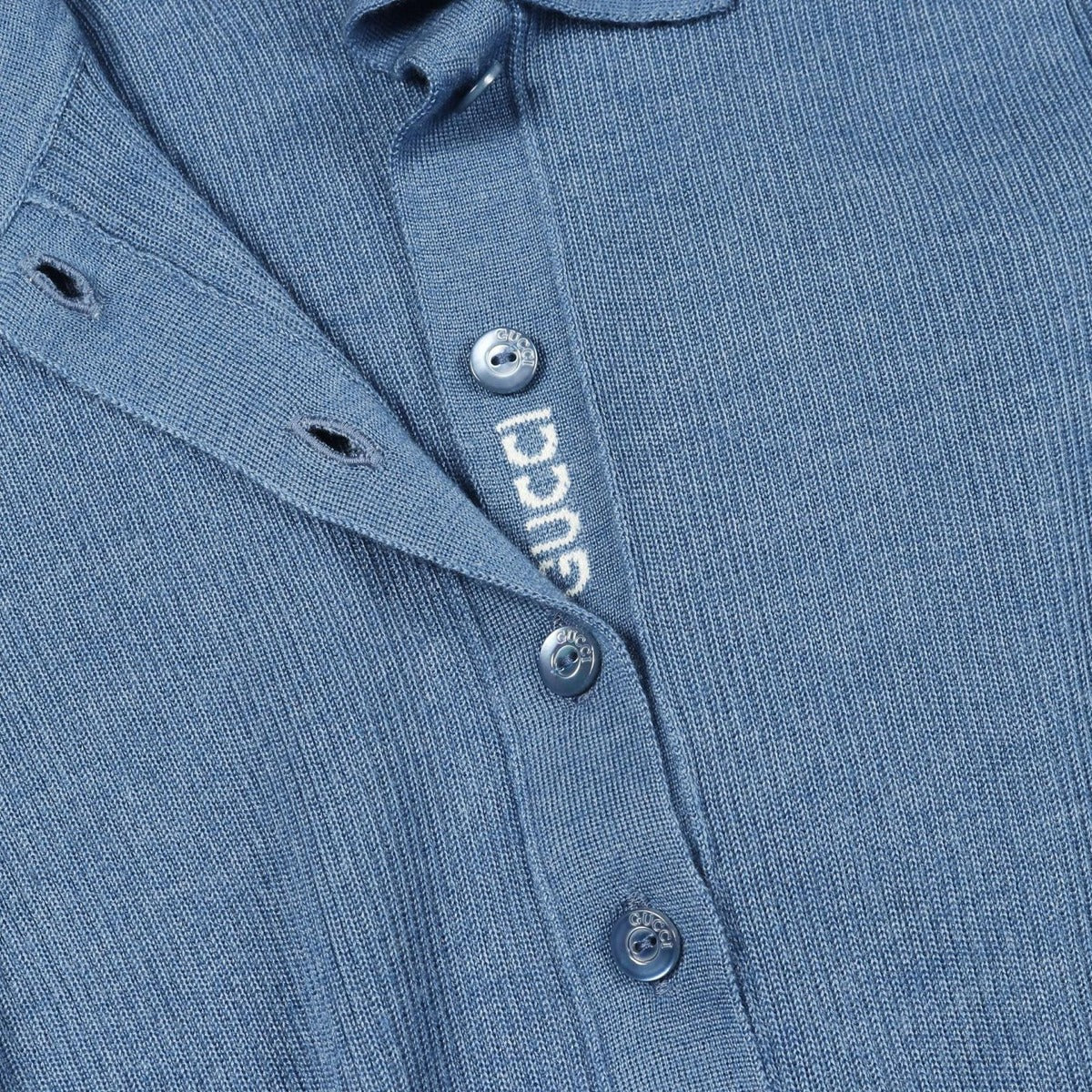 Gucci Polo Shirt Sherry Blue Green. Red — view 6