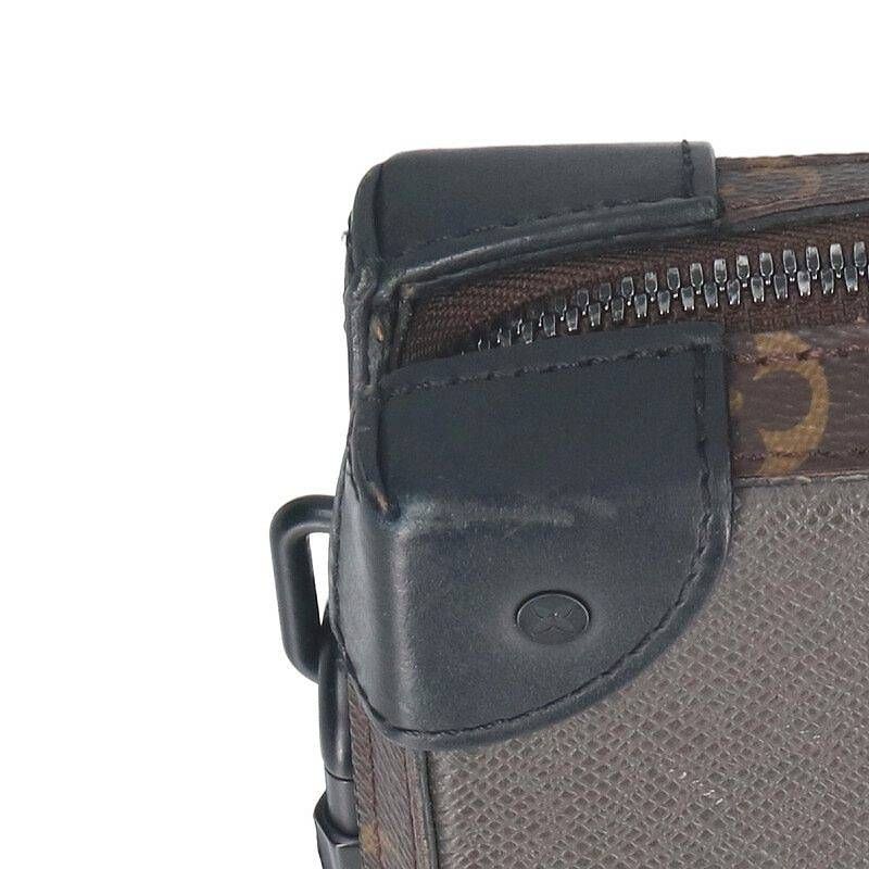 Louis Vuitton M30697 Soft Trunk Wallet Taiga Monogram Shoulder Bag Men's