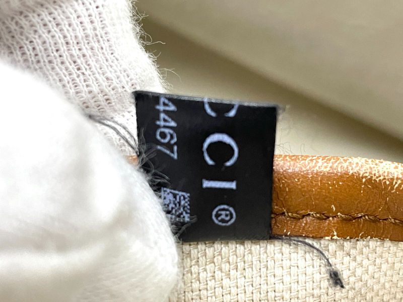 Gucci GG Supreme Tote Bag 211134 Unisex Brown Made In Italy