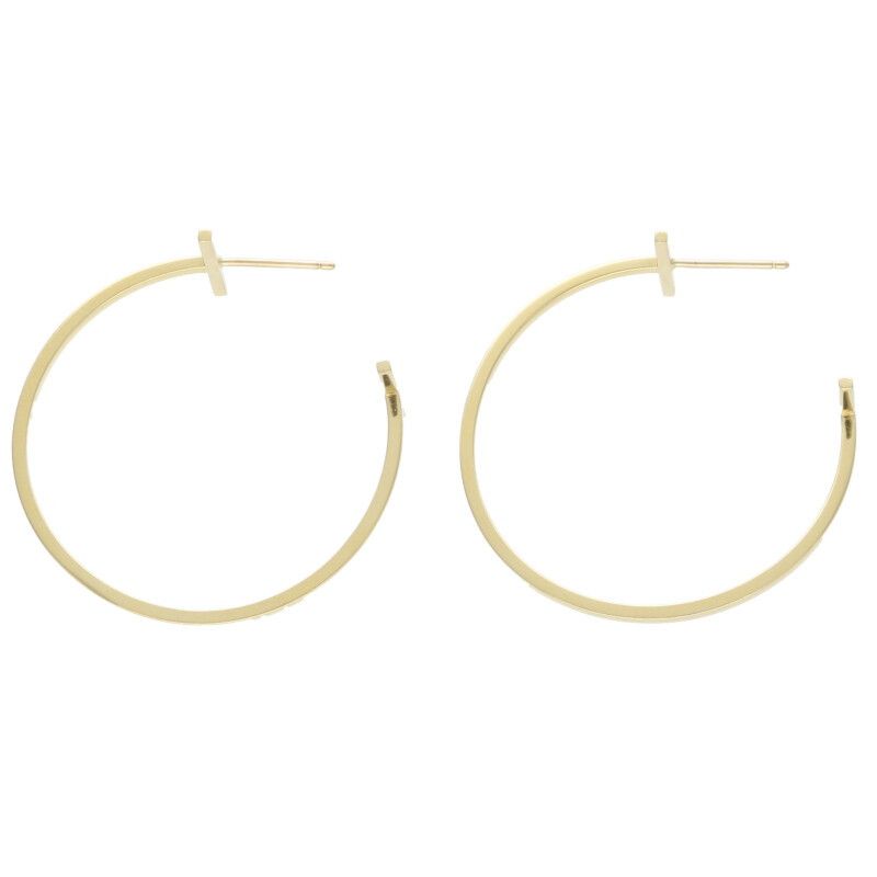 Tiffany & Co T-wire Hoop 18K Yellow Goldearrings Women