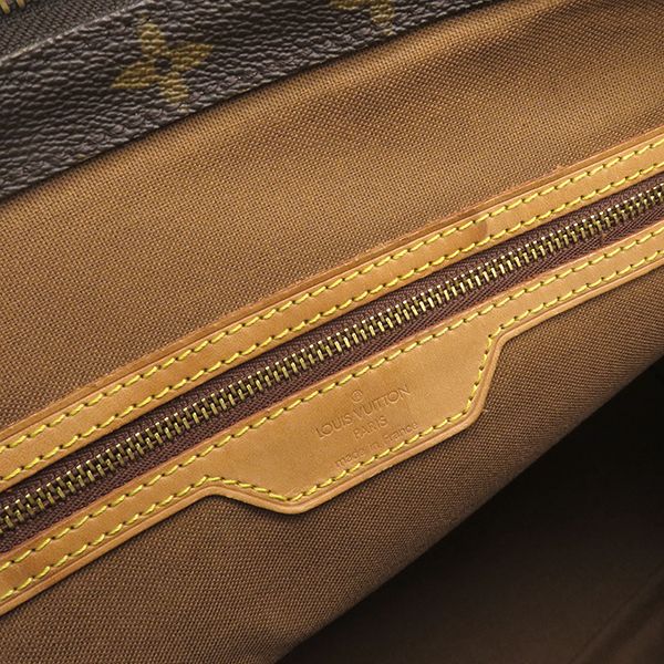 Louis Vuitton Tote Bag Cabas Mezzo Monogram Canvas Monogram Gold Hardware Brown