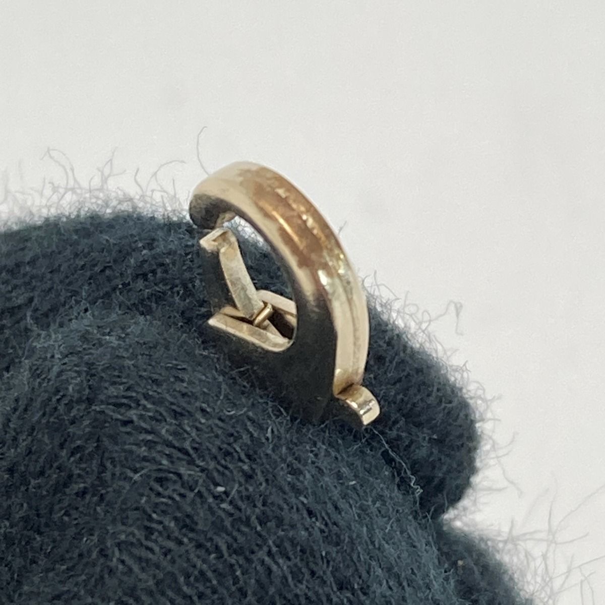 Chanel Cocomark Lip Charm Necklace A22/c Gold Metal Rhinestone Long Necklace