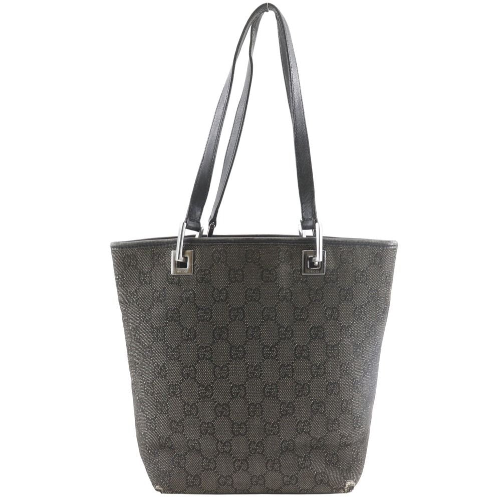 Gucci GG Denim Black Tote Bag