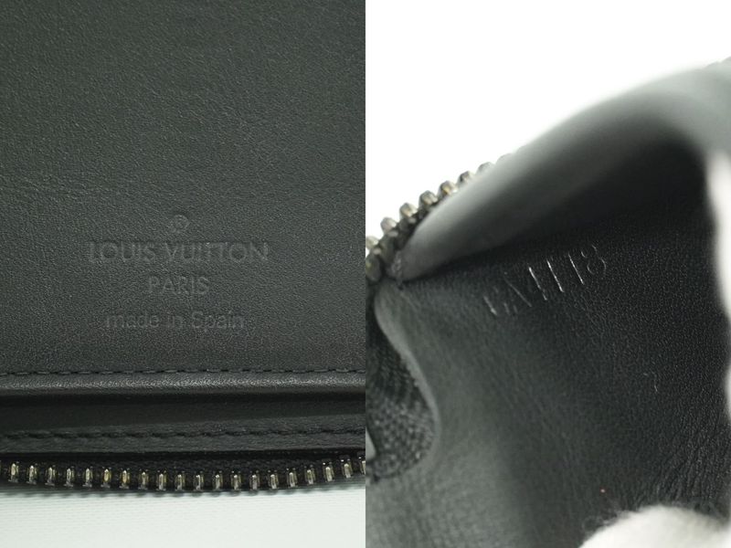 Authentic Louis Vuitton LV Zippy Wallet Vertical Monogram Shadow Long Wallet