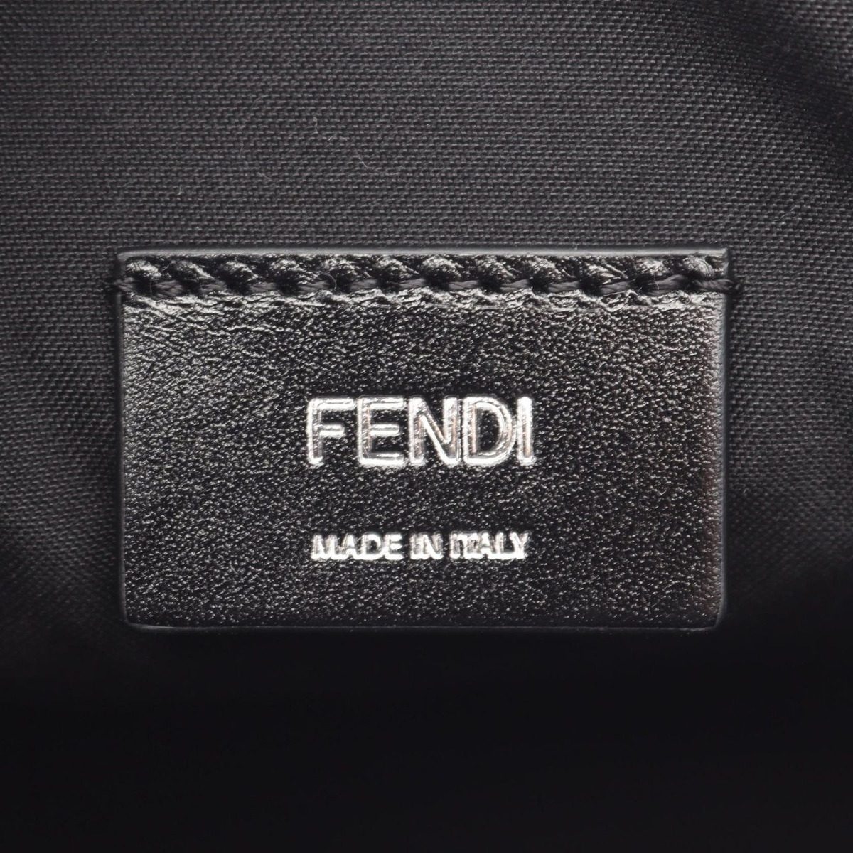 Fendi Shoulder Bag Shadow Diagonal Duo Black Leather Case — view 4