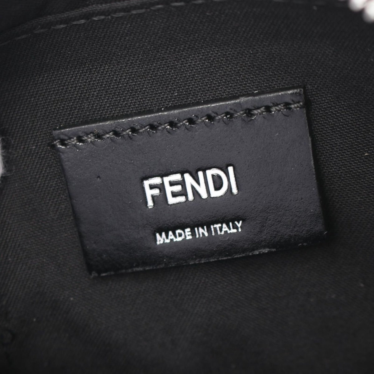 Fendi Shoulder Bag Diagonal Camera Case Zucca Black Leather — view 4