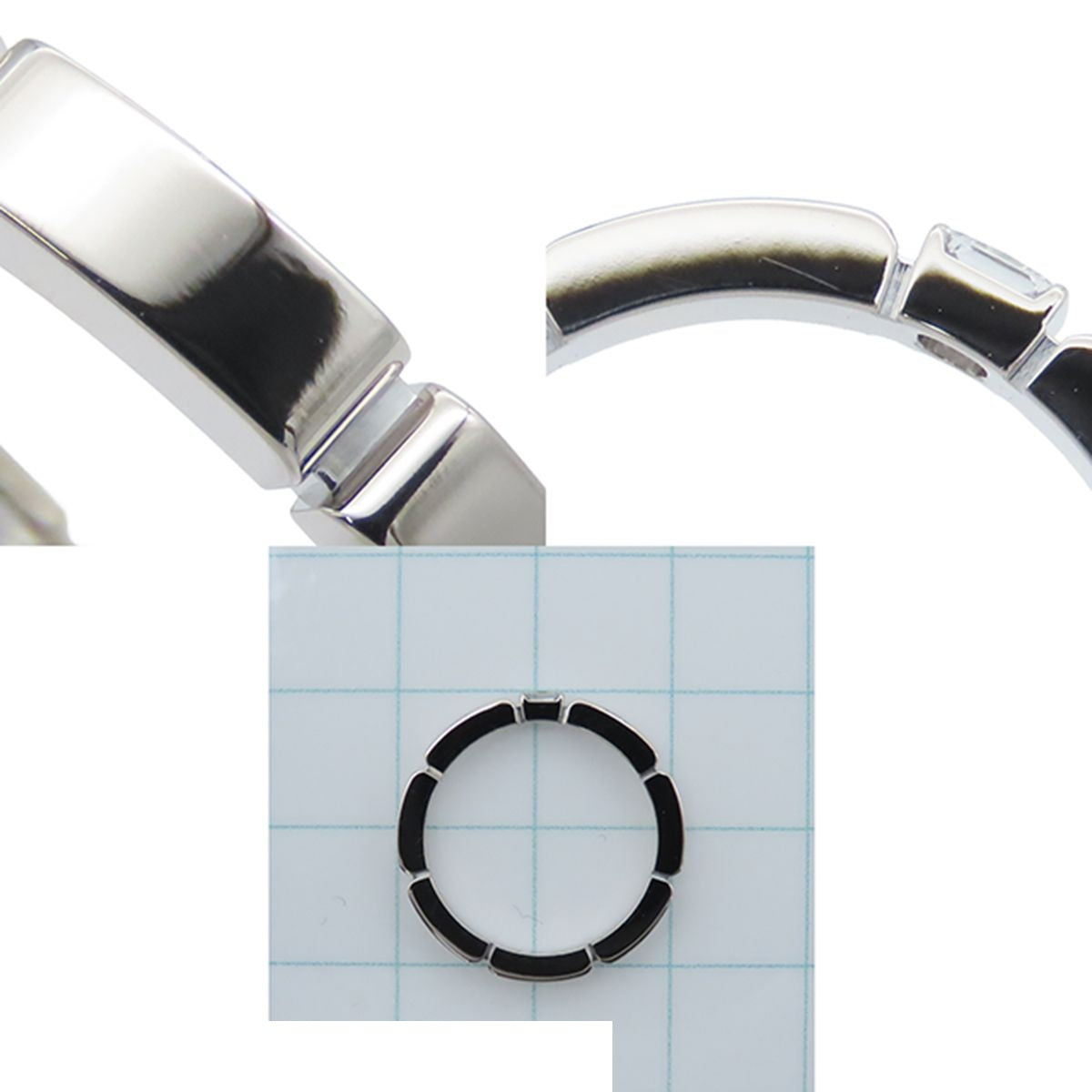 Cartier Maillon Panthere White Gold 18K Diamond 49 Ring — view 8