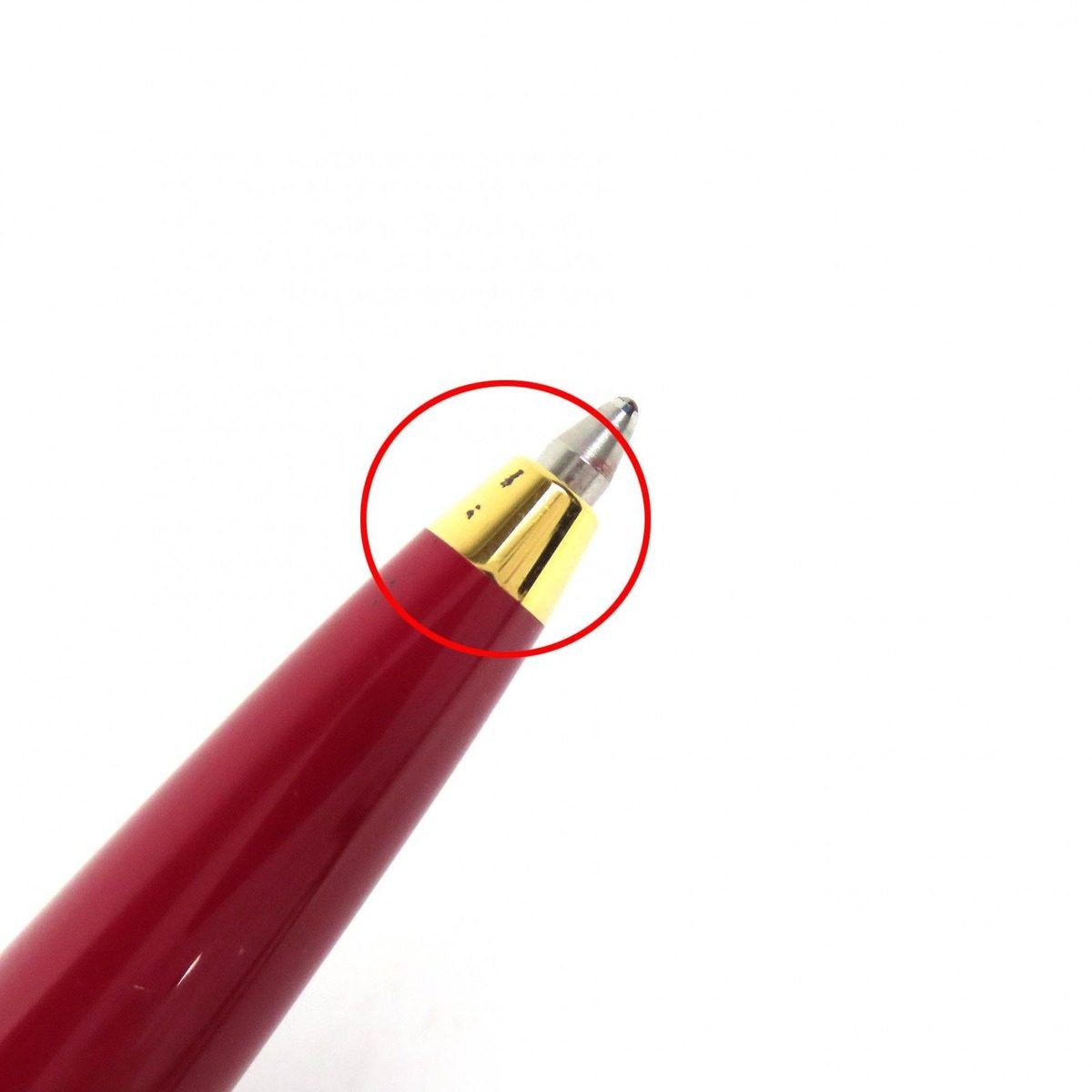 Cartier Diavolo de Twist Ballpoint Pen Gold Color Handwriting Confirmed — view 10