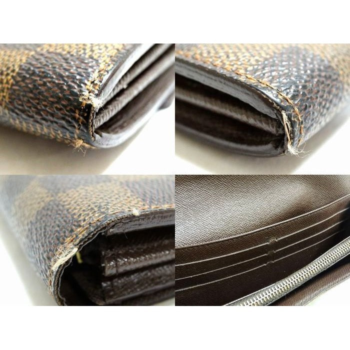 Louis Vuitton Medium Zipper Wallet Portefeuille Sarah Damier — view 6