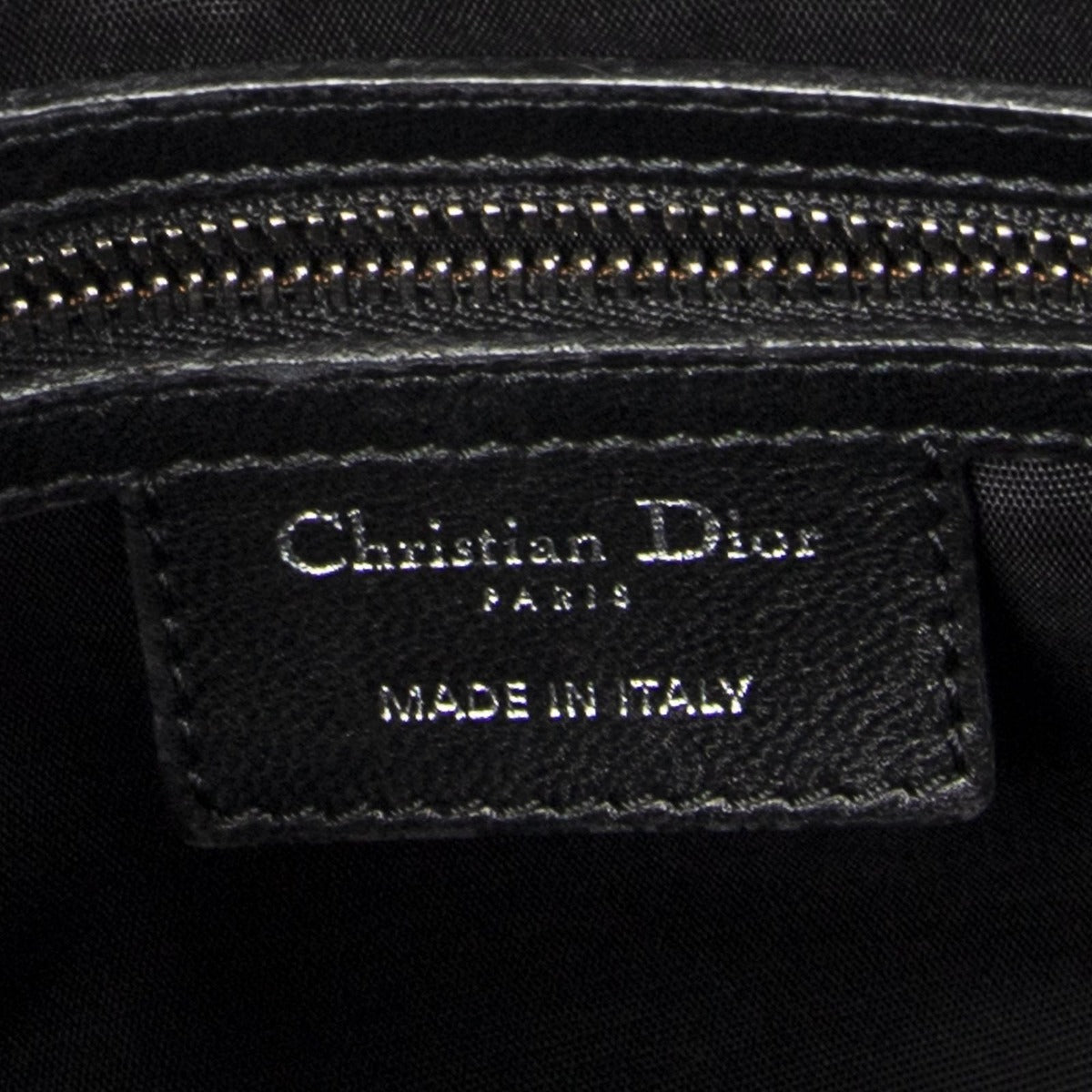 Dior Small Shopping Tote Black Cannage Lambskin Leather — view 10