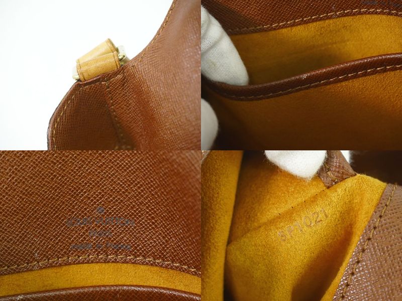 Authentic Louis Vuitton LV Musette Tango Short Monogram Shoulder Bag Brown