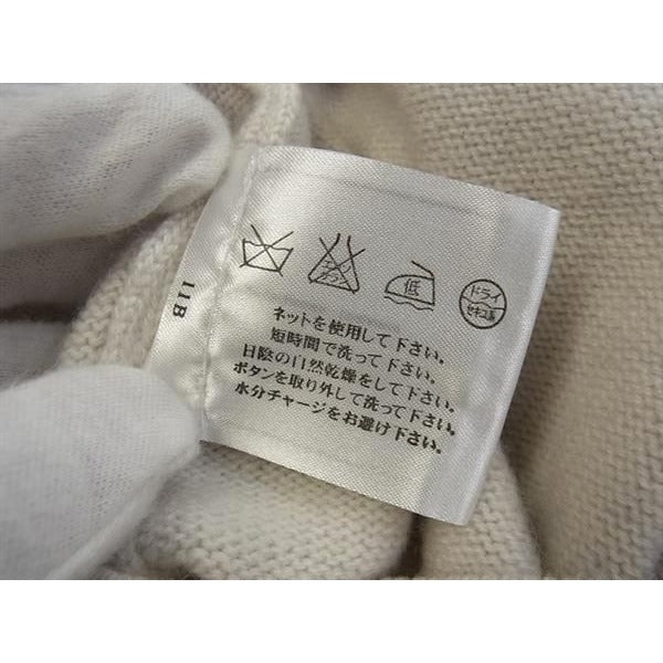 Chanel Dress Coco Mark Ivory 100% Cashmere Short-sleeved Knit — view 4