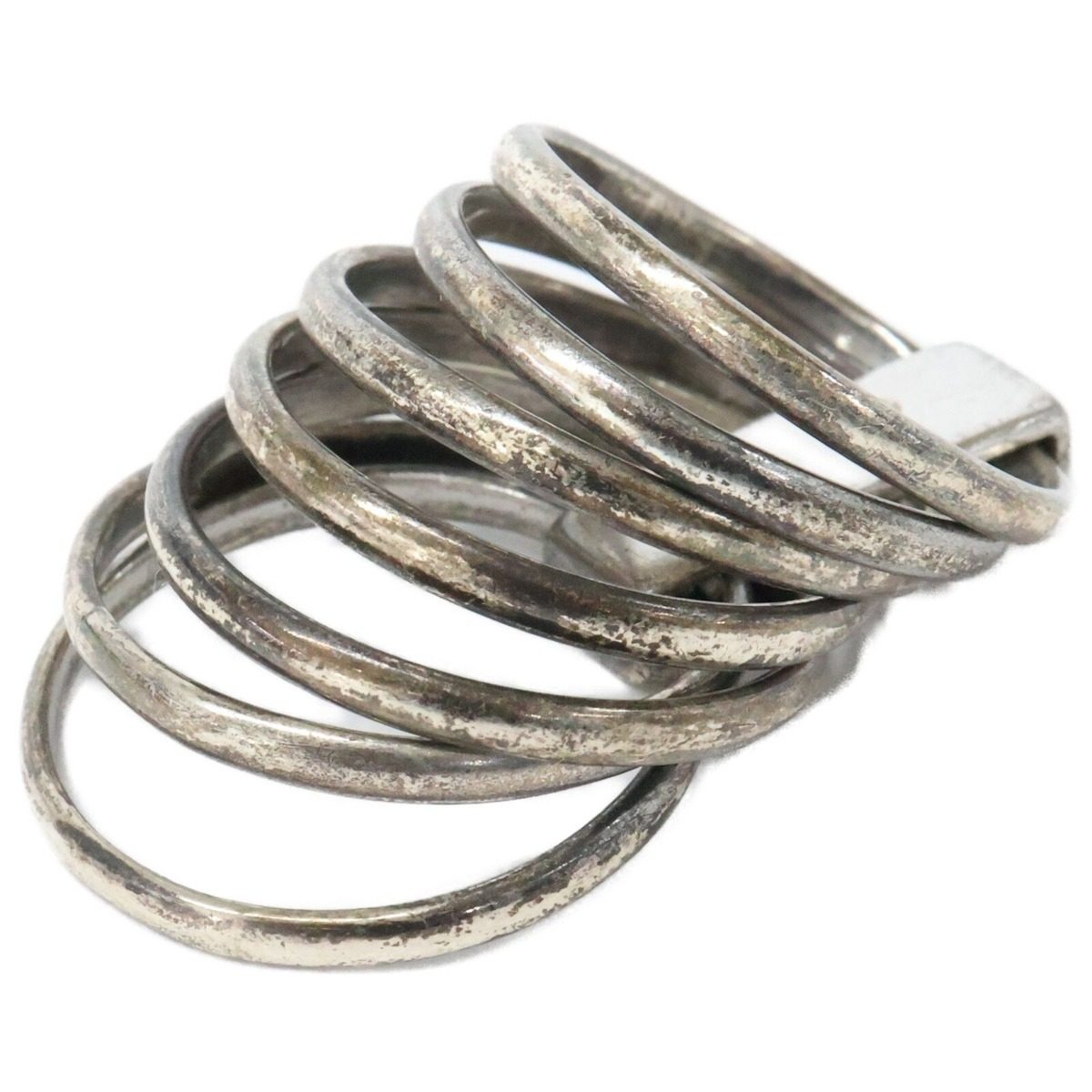 Dior Homme 925 Logo Plate 7 No 12 Ring — view 8