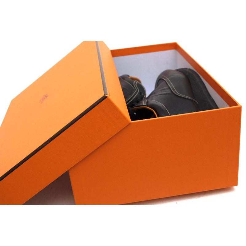 Hermes Shoes Sneakers Low Cut Women Leather Black Quick — view 9