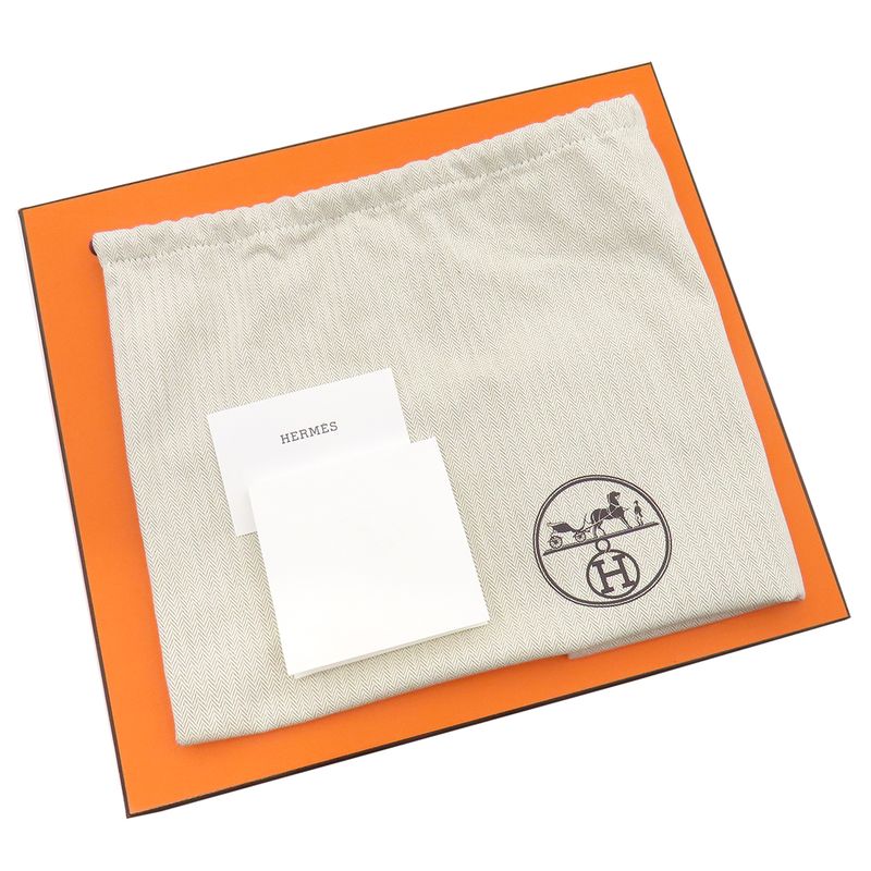 Hermes Tote Garden Party TPM Vaux Epson Sesame Silver Hardware Brown Engraved Z