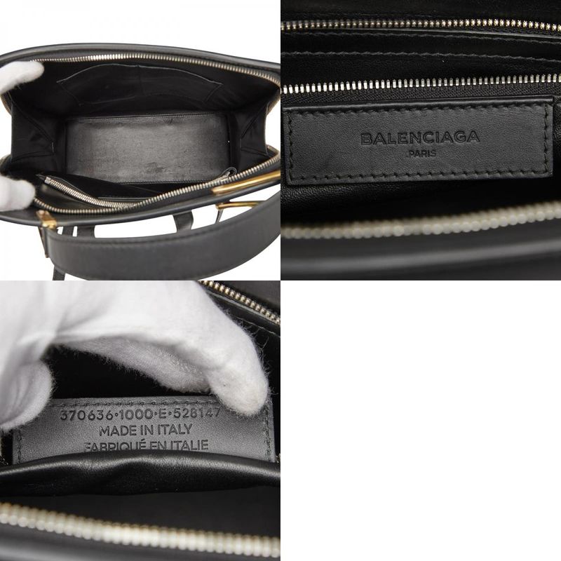 Balenciaga Backpack 370636 Black Leather Women's Balenciaga