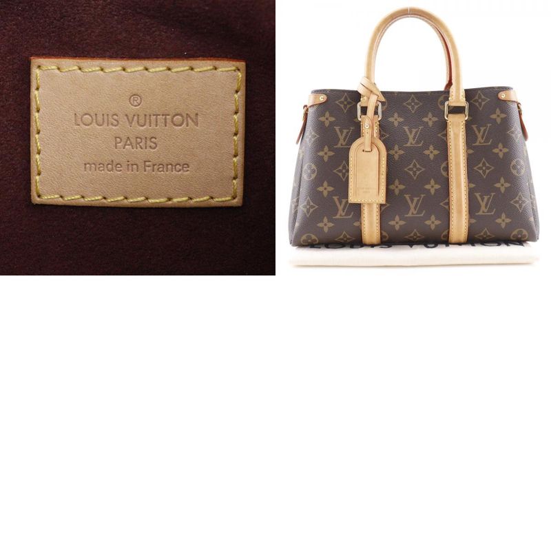 Louis Vuitton Soufflot BB M44815 Monogram Canvas Brown Ladies Handbag